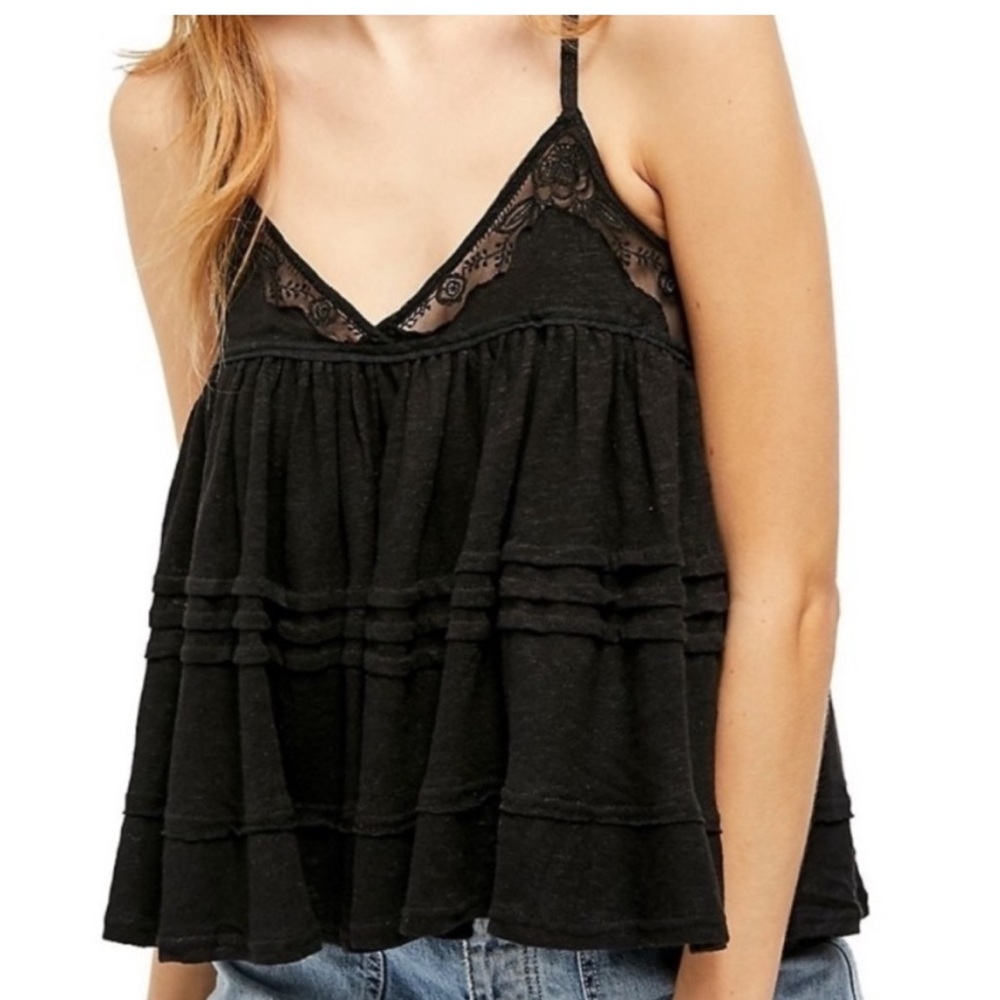 Free People lace tank top
